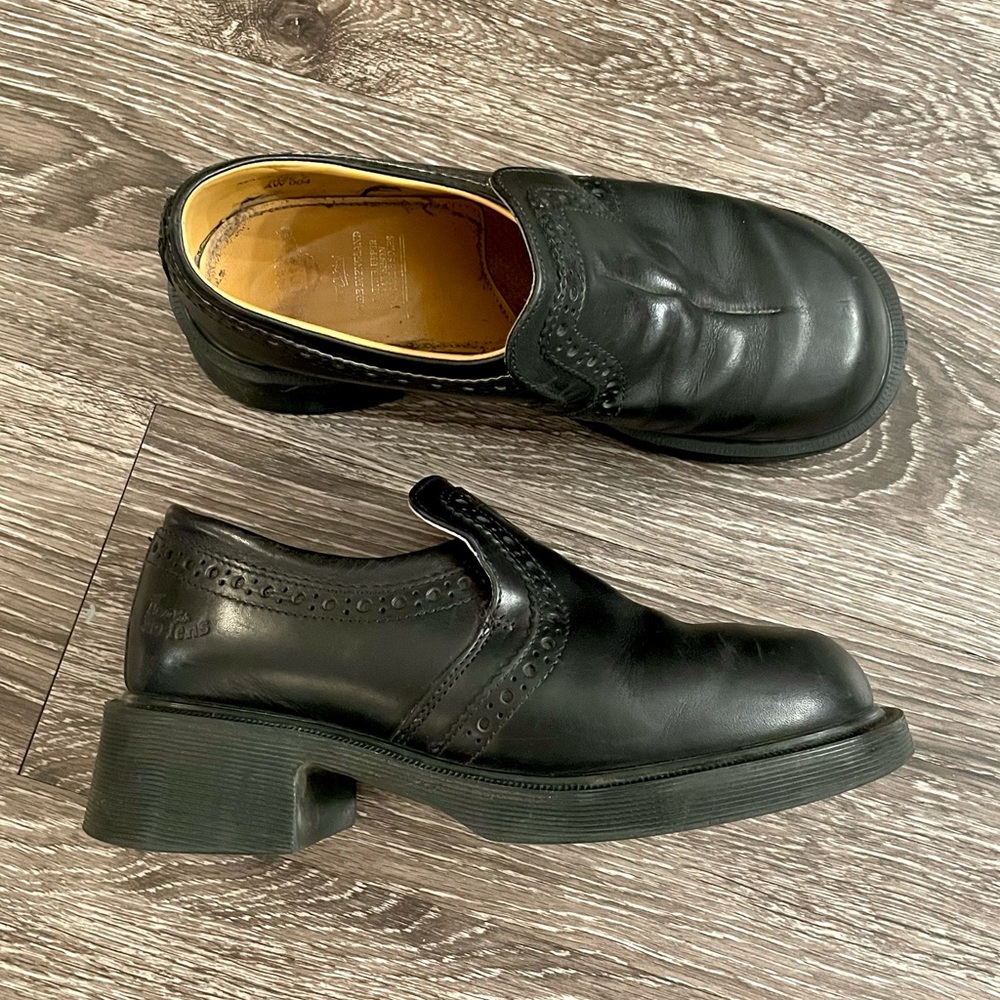 Chunky Doc Marten Block Heel Clogs 8471 Black (M7/W8.5)